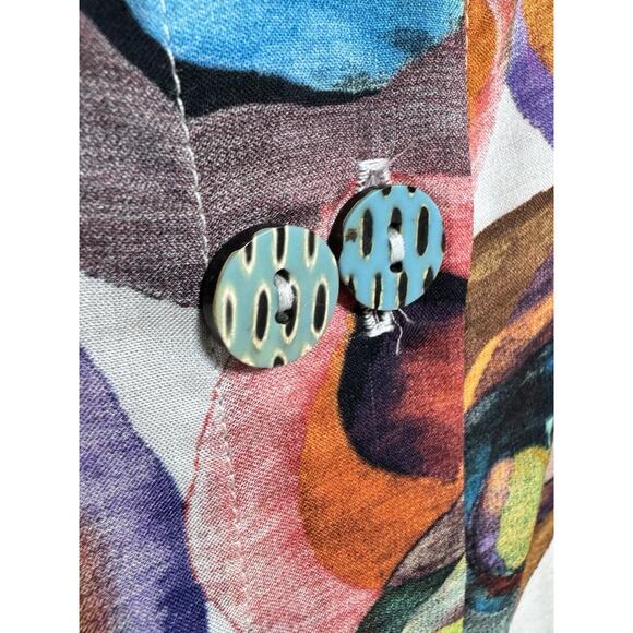 NICHE Nilgun Derman NWT Paloma Poppies Size XL Artsy Colorful - Picture 5 of 9